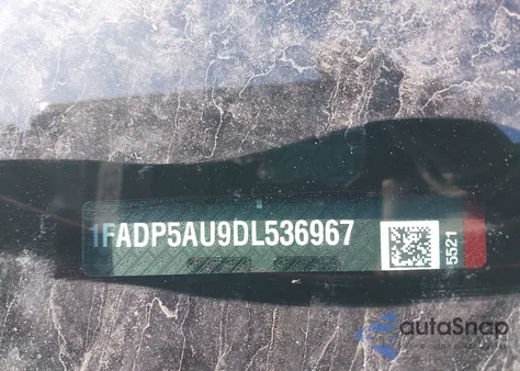 2013 Ford C-Max Hybrid Se z USA, uszkodzony, nr VIN 1FADP5AU9DL536967